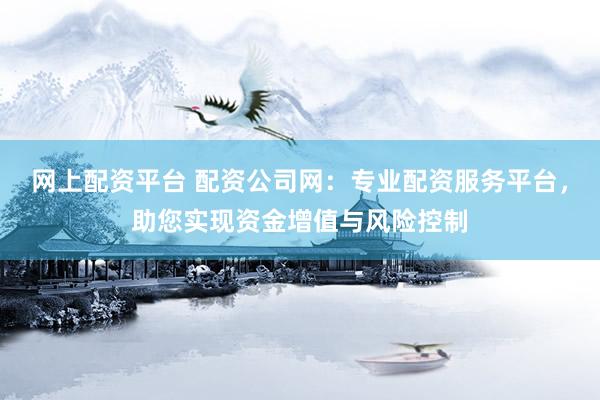 网上配资平台 配资公司网：专业配资服务平台，助您实现资金增值与风险控制