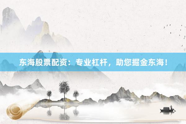 东海股票配资：专业杠杆，助您掘金东海！